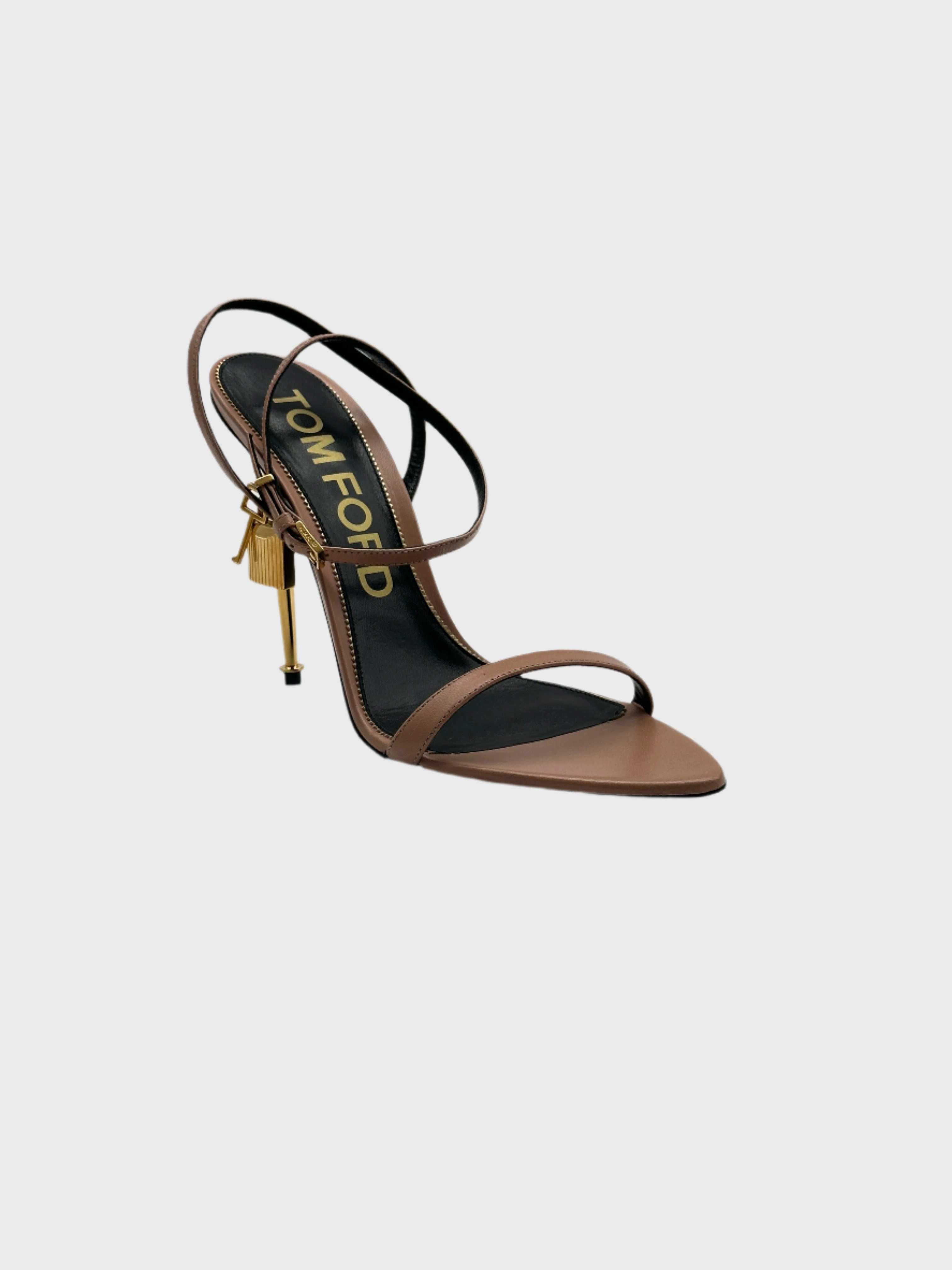 Padlock Nude Heels