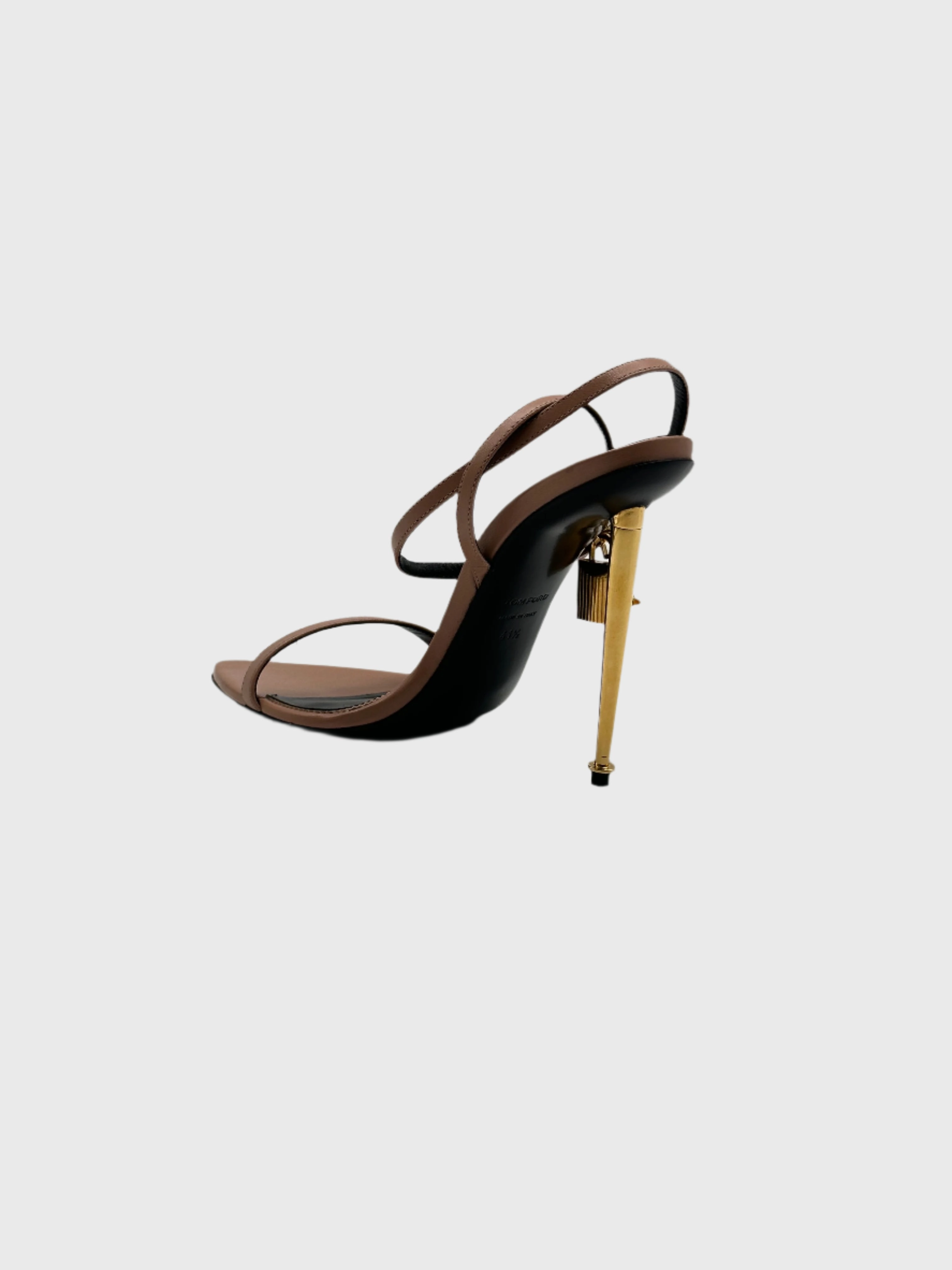 Padlock Nude Heels