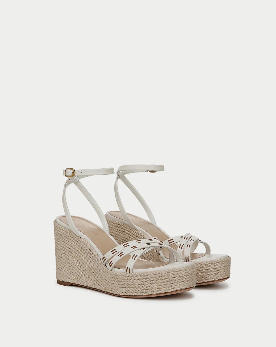 Philene Wedge Espadrille Sandals - Coconut