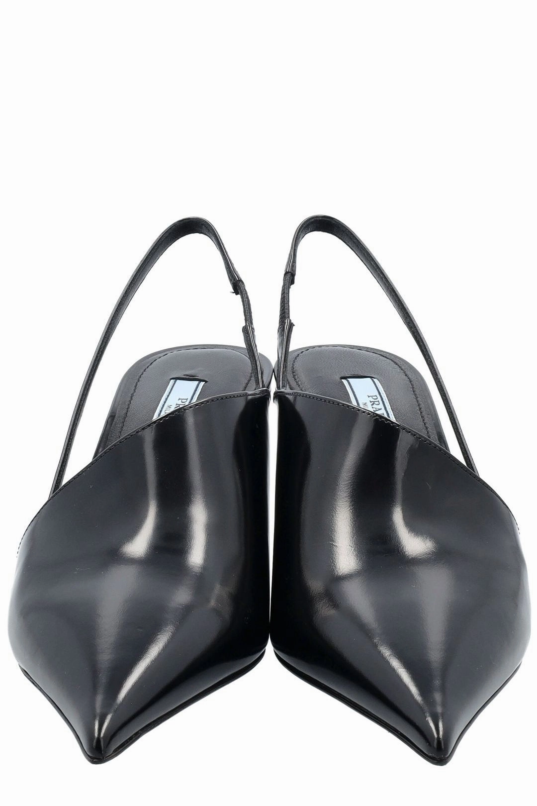 Prada Pointed Toe Slingback Pumps
