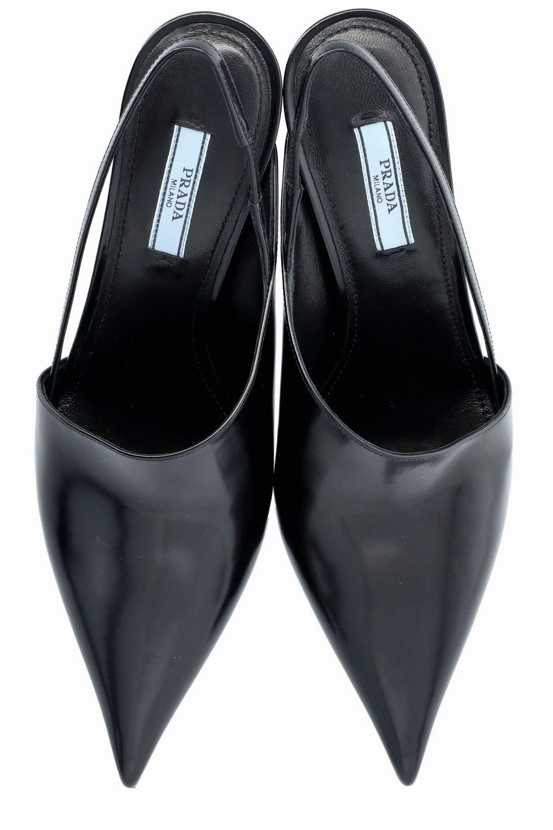 Prada Pointed Toe Slingback Pumps
