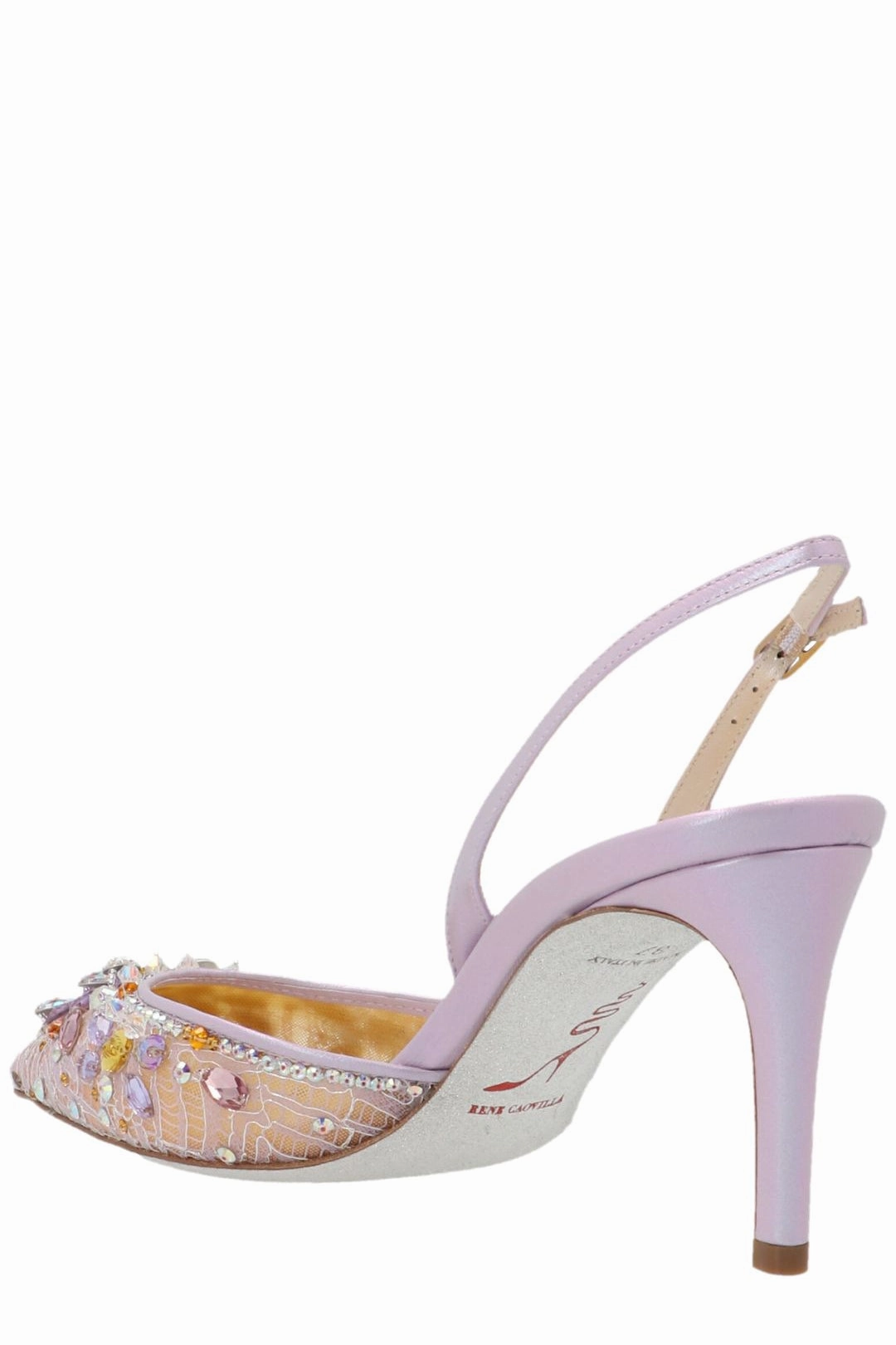 René Caovilla Hina Mauve Slingback Pumps