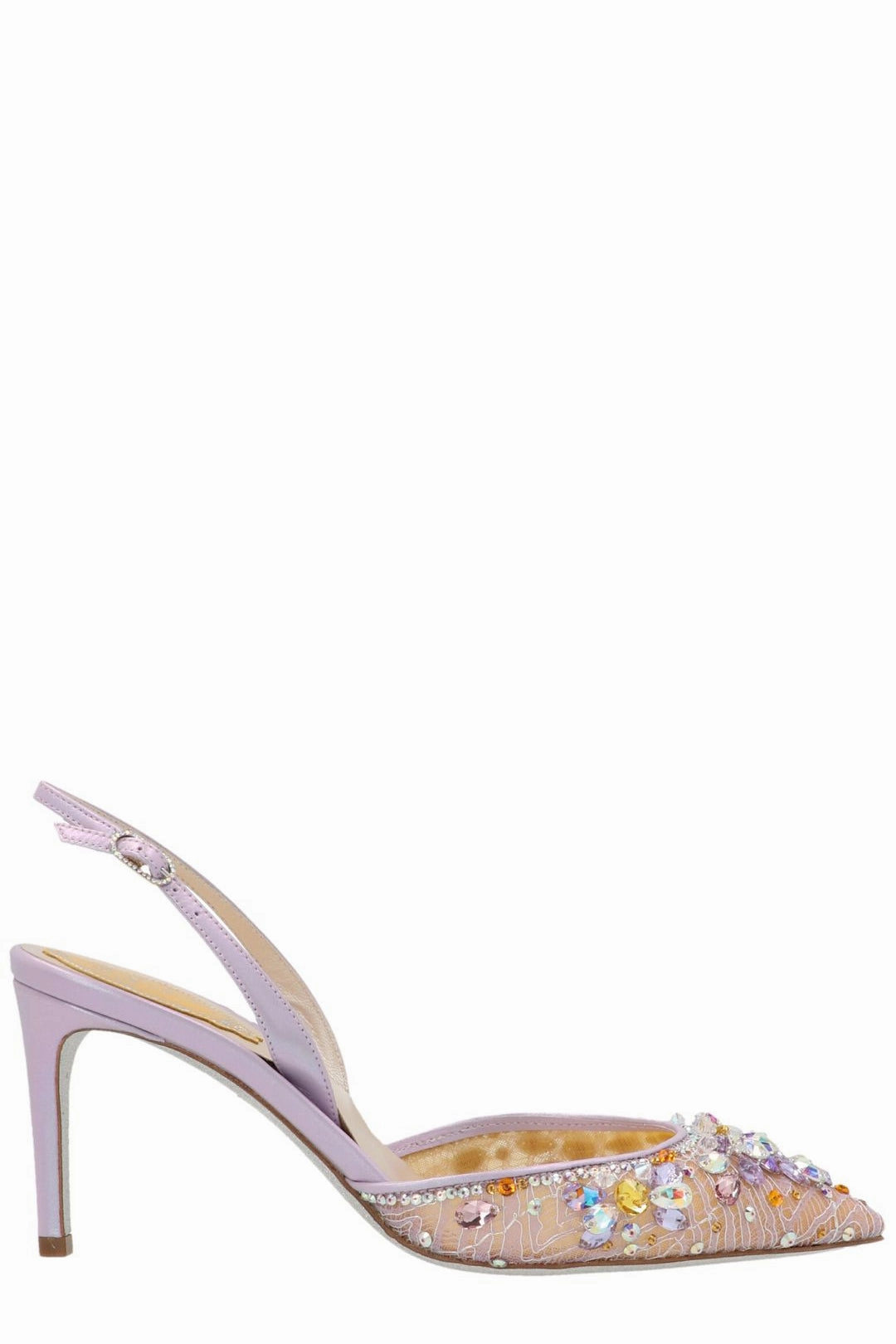 René Caovilla Hina Mauve Slingback Pumps