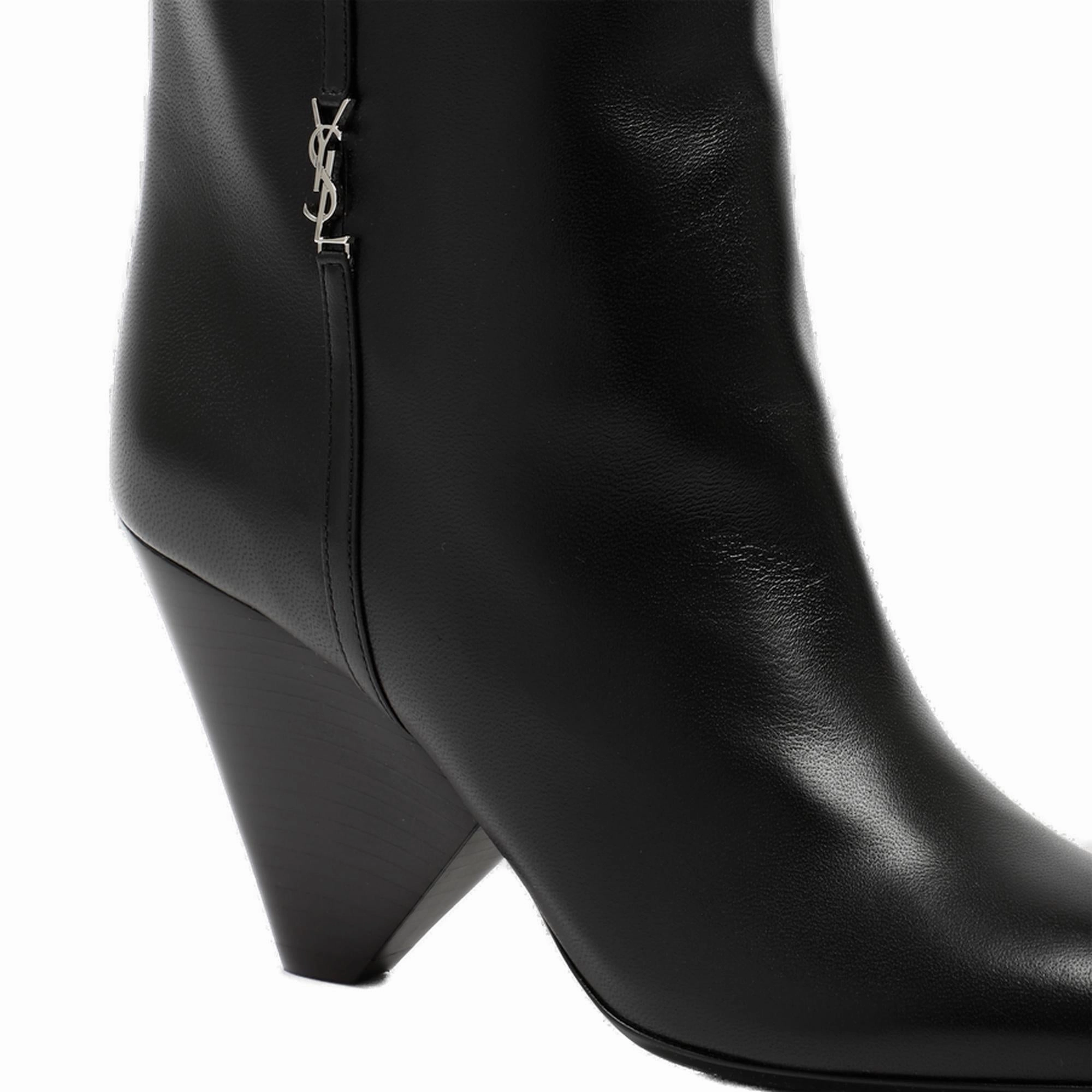 Saint Laurent Niki Pointed-Toe Boots