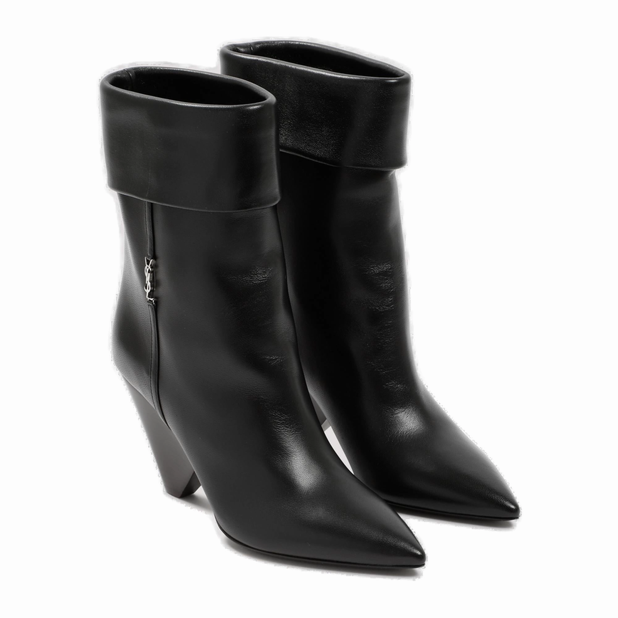 Saint Laurent Niki Pointed-Toe Boots
