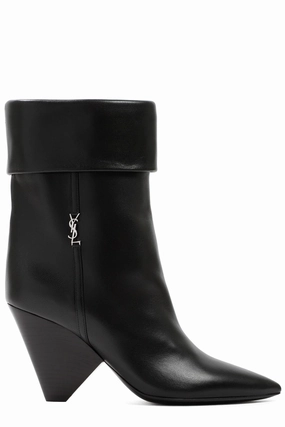 Saint Laurent Niki Pointed-Toe Boots