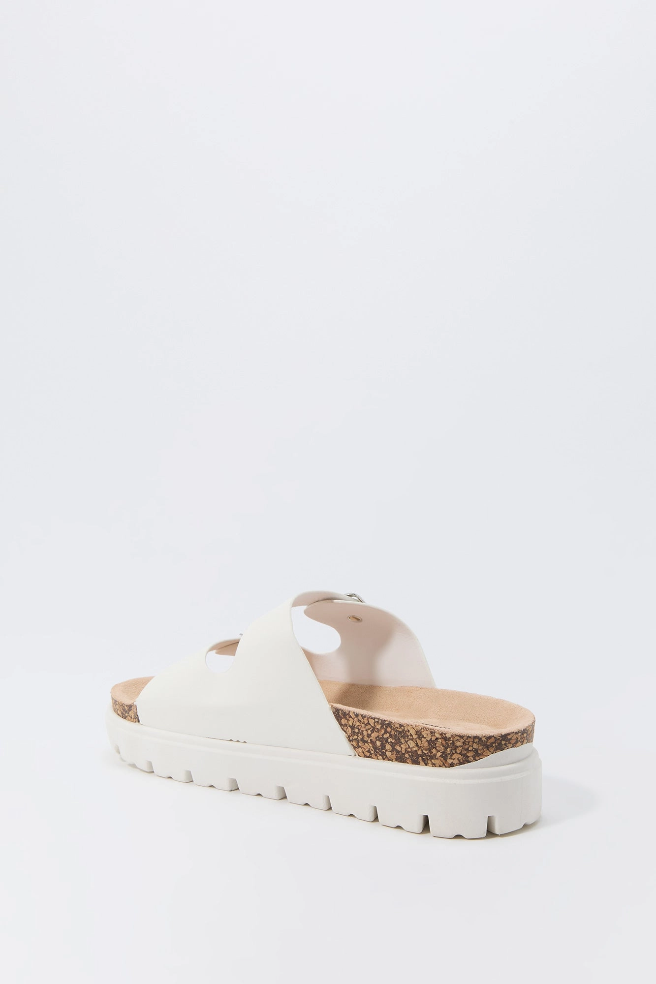 Sandales plateforme avec semelles en ligne et boucles