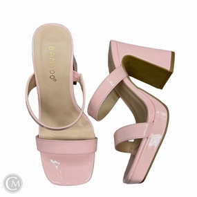 Sandals Heels Block By Bamboo  Size: 6