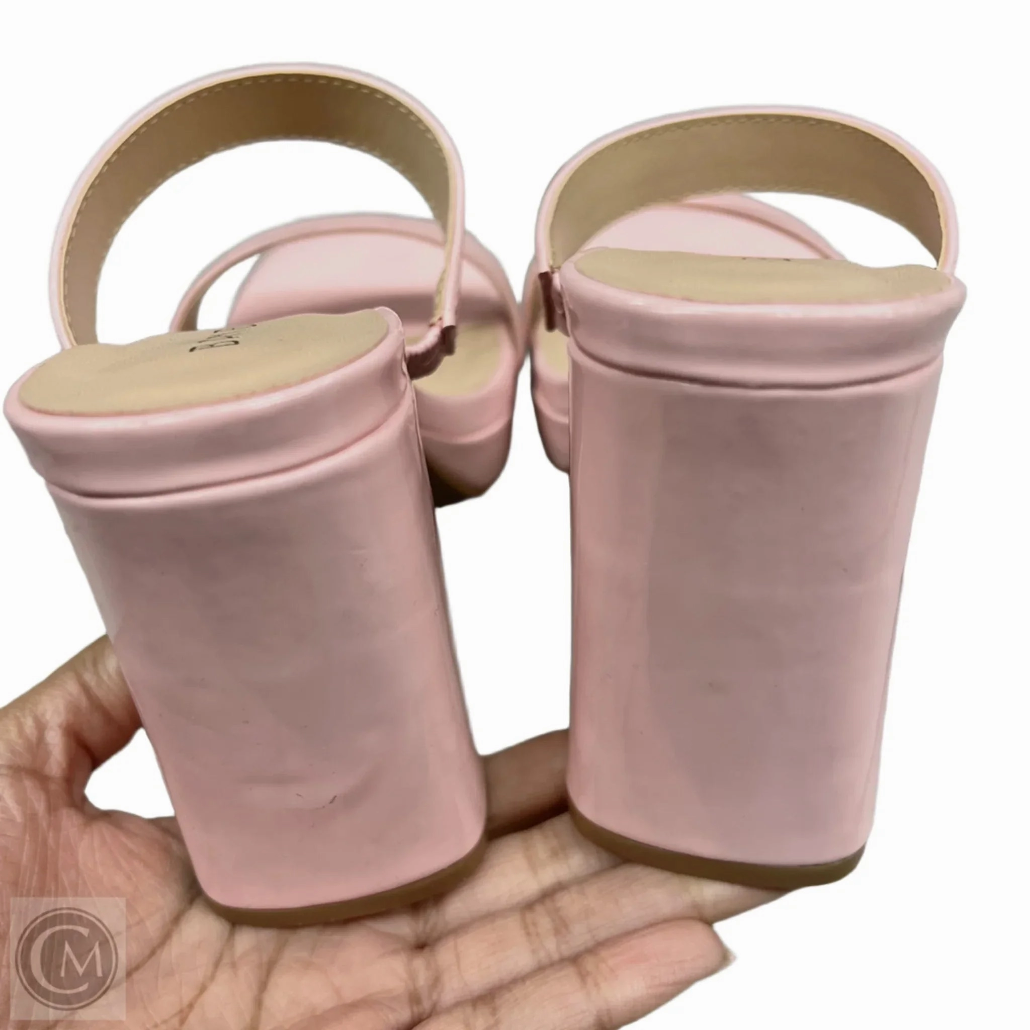 Sandals Heels Block By Bamboo  Size: 6