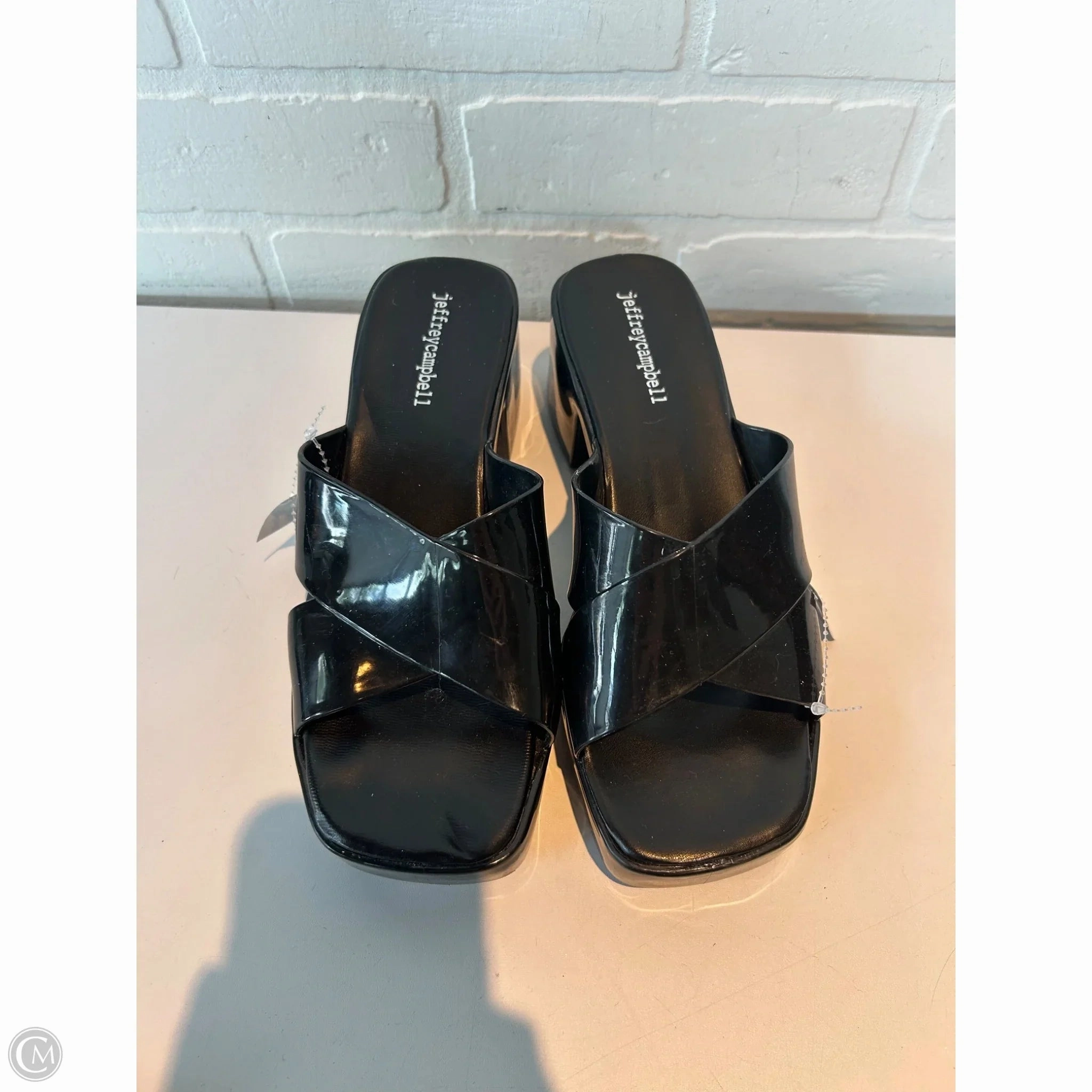 Sandals Heels Block By Jeffery Campbell In Black, Size: 8
