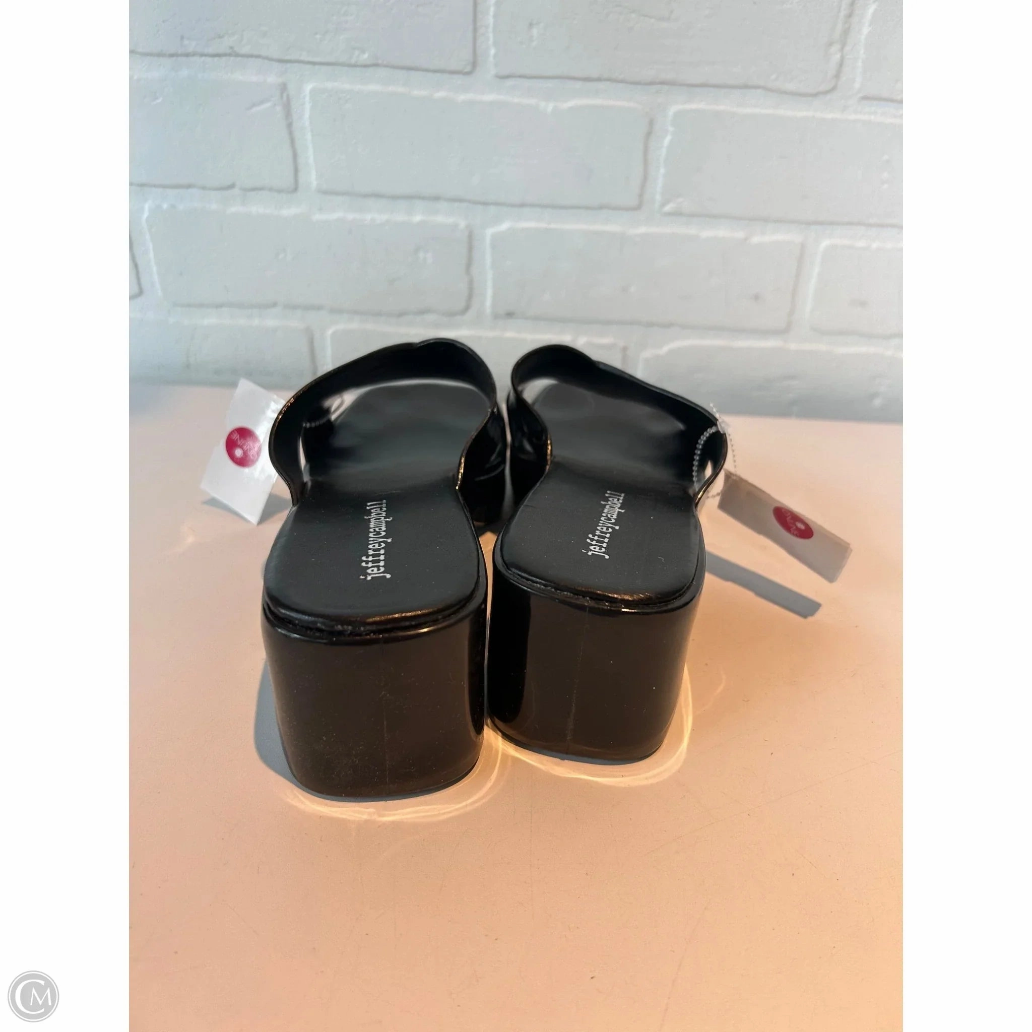 Sandals Heels Block By Jeffery Campbell In Black, Size: 8