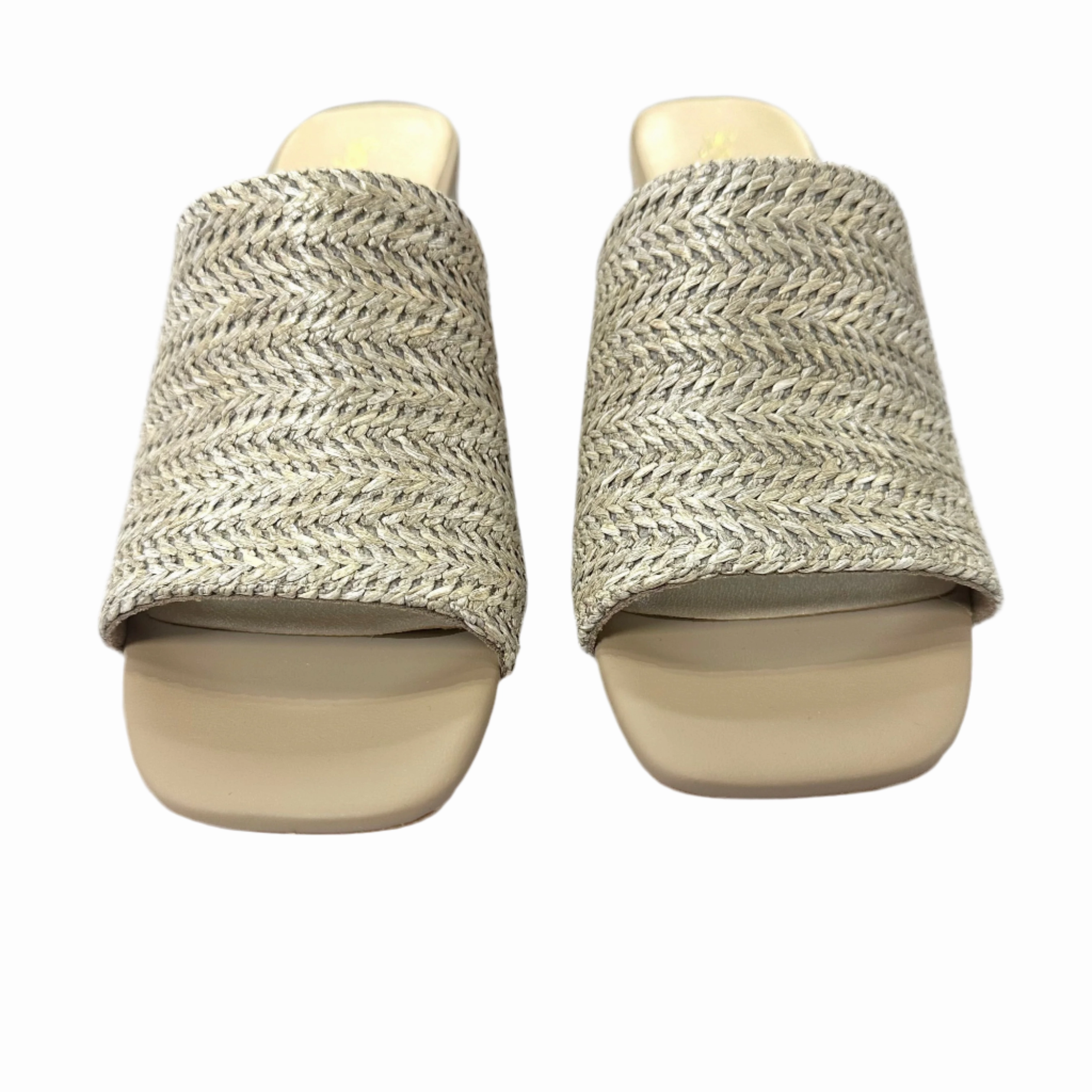 Sandals Heels Block By Seychelles In Taupe, Size: 8