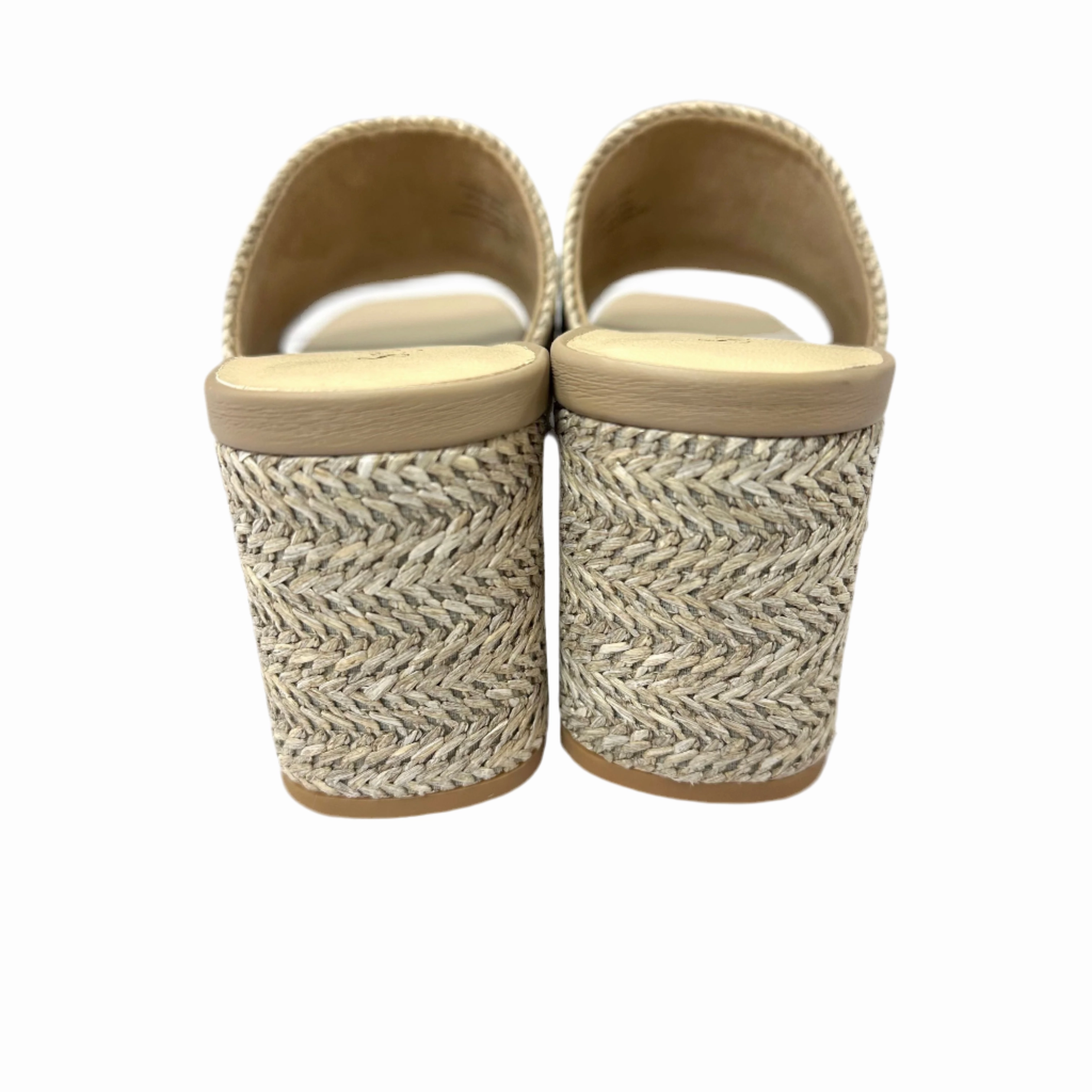 Sandals Heels Block By Seychelles In Taupe, Size: 8