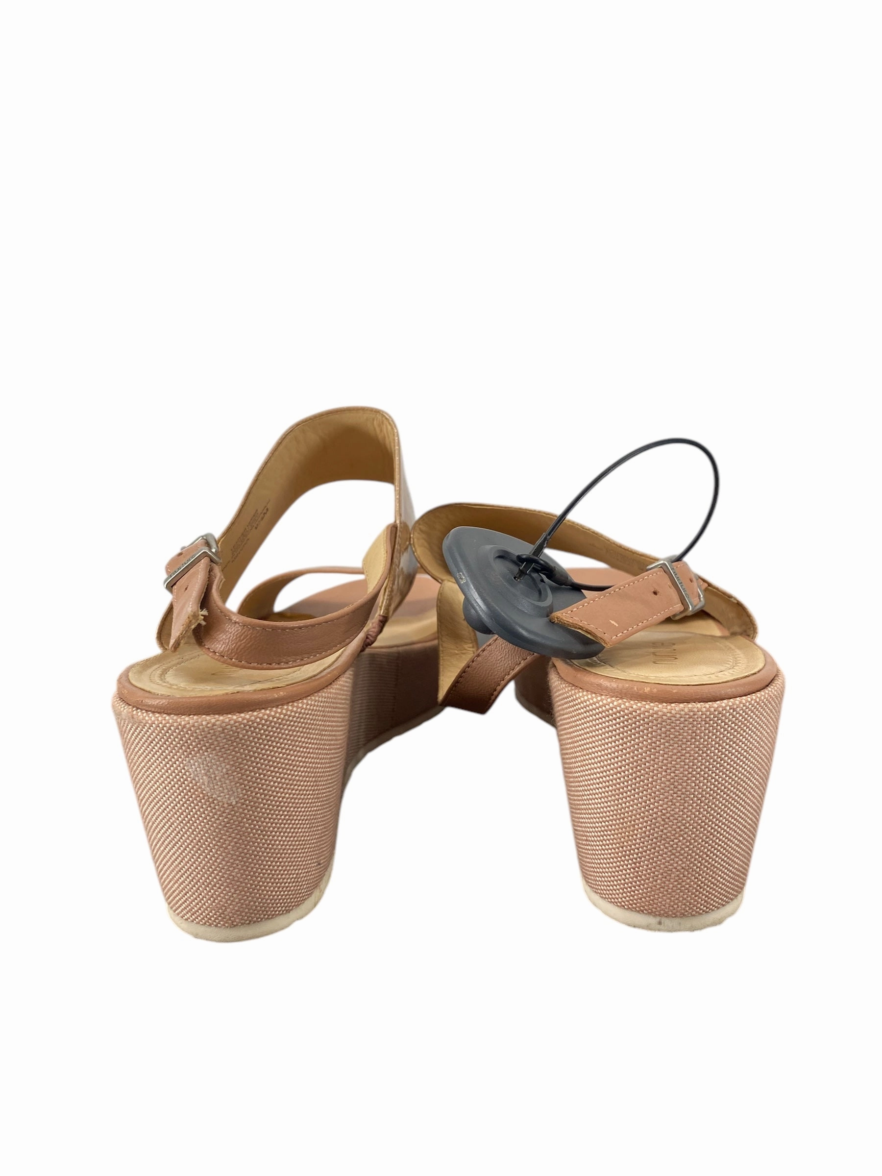 Sandals Heels Platform By Nurture In Pink, Size: 9.5