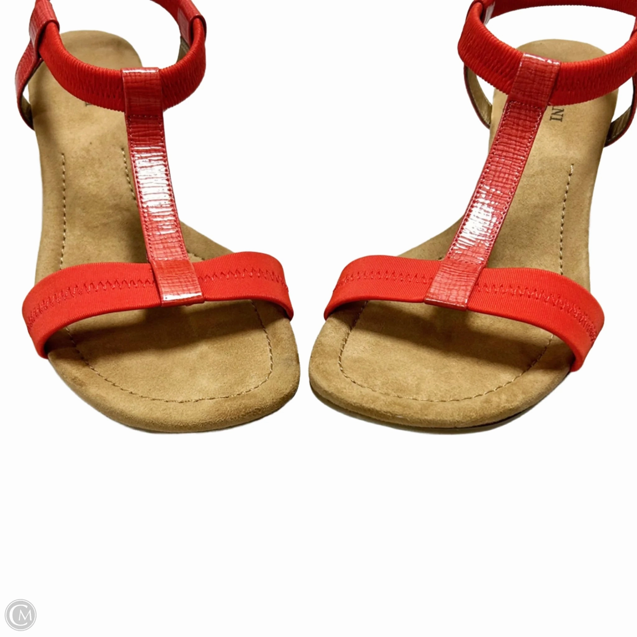 Sandals Heels Wedge By Alfani In Orange, Size: 9