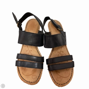 Sandals Heels Wedge By Born In Black, Size: 8
