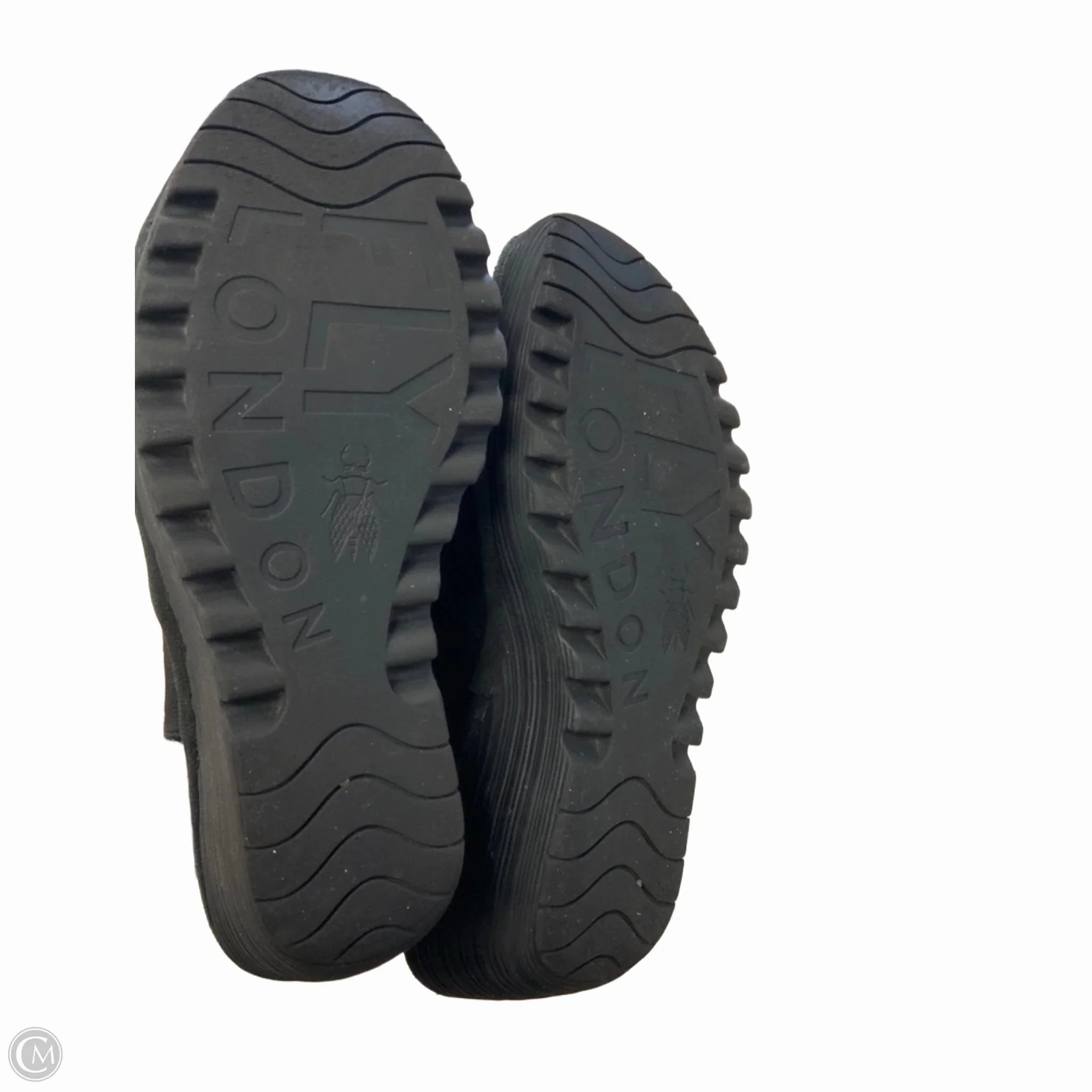 Sandals Heels Wedge By Fly London In Black, Size: 10
