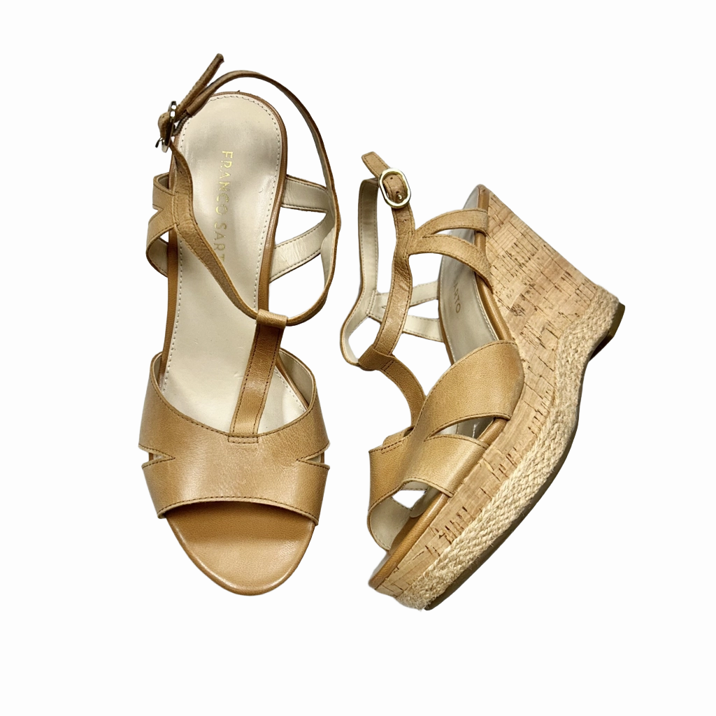 Sandals Heels Wedge By Franco Sarto  Size: 8