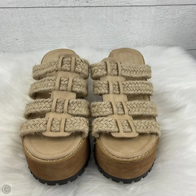 Sandals Heels Wedge By Matisse In Cream, Size: 8