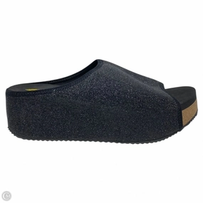 Sandals Heels Wedge By Volatile In Black, Size: 9