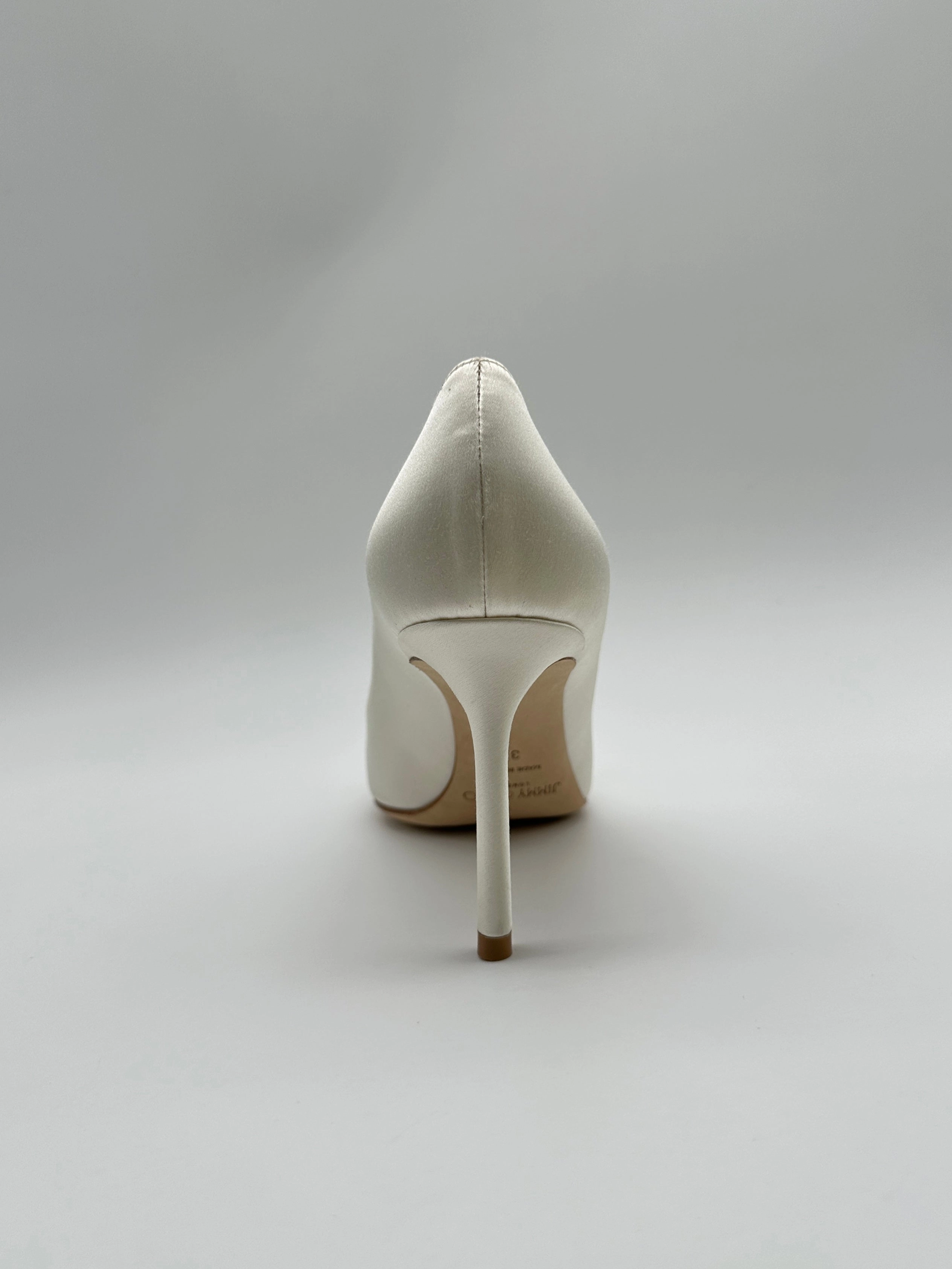 Satin Crystals Pumps