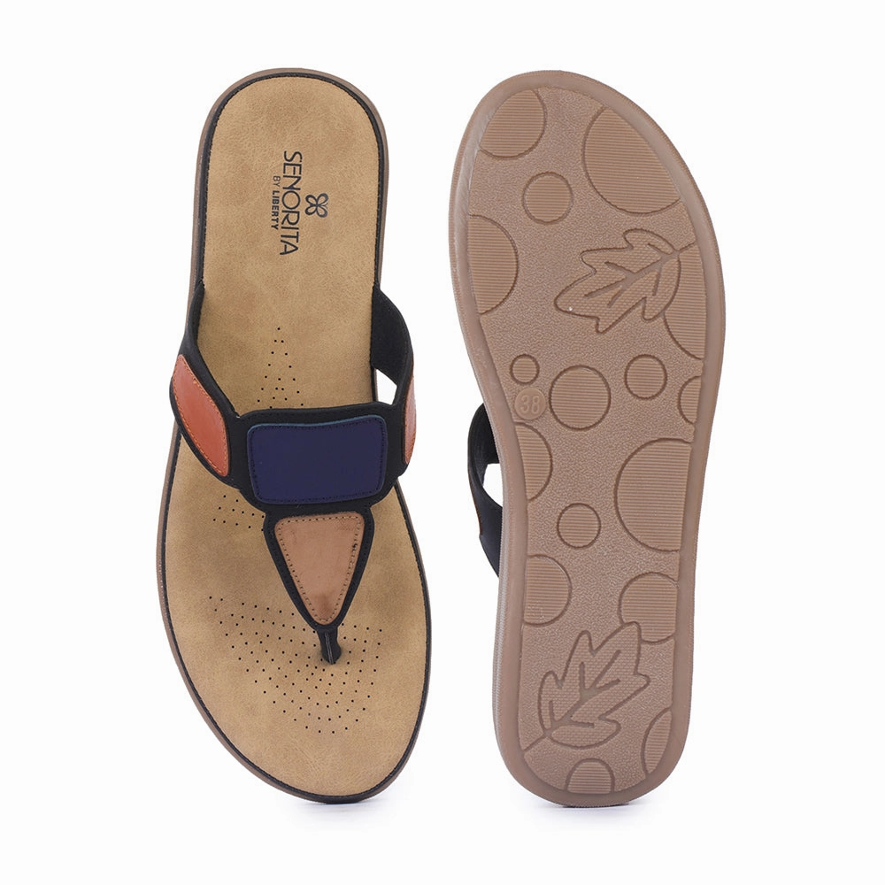 Senorita Casual (Blue) Slipper For Women M17-03 By Liberty