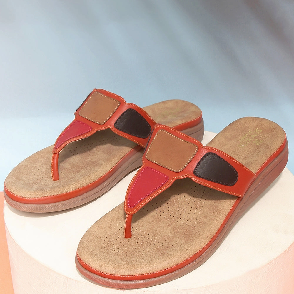 Senorita Casual (Cherry) Slipper For Women M17-03 By Liberty