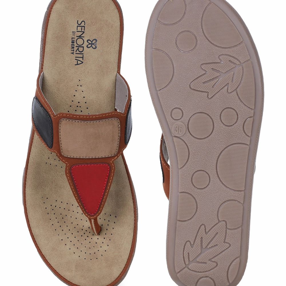Senorita Casual (Cherry) Slipper For Women M17-03 By Liberty