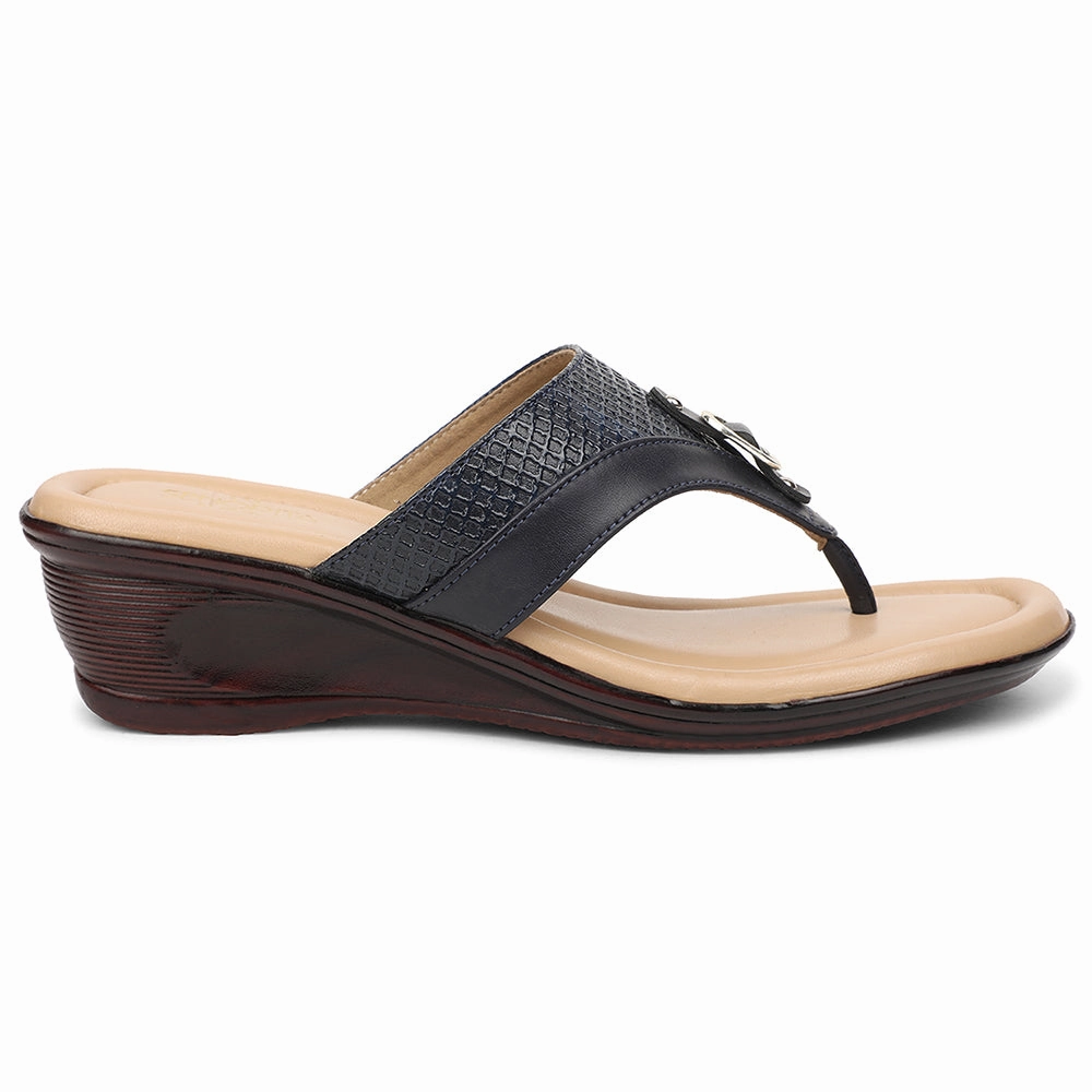 Senorita Navy Blue Casual Slipper For Women LNF-4 By Liberty