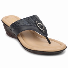 Senorita Navy Blue Casual Slipper For Women LNF-4 By Liberty