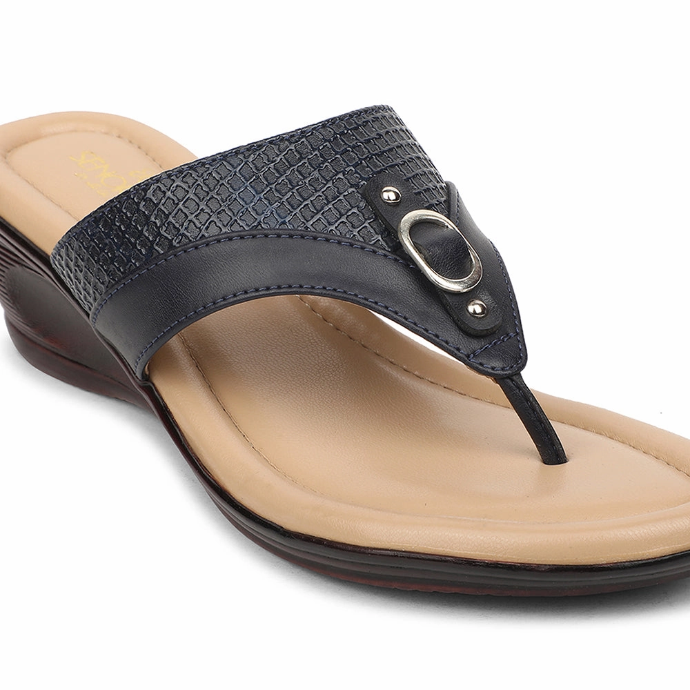 Senorita Navy Blue Casual Slipper For Women LNF-4 By Liberty