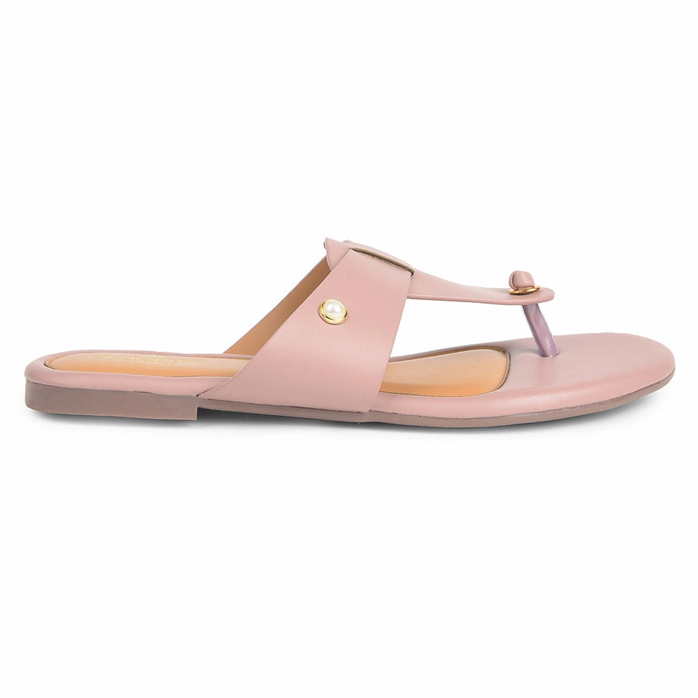 Senorita Peach Casual Slipper For Women DFL-103 By Liberty