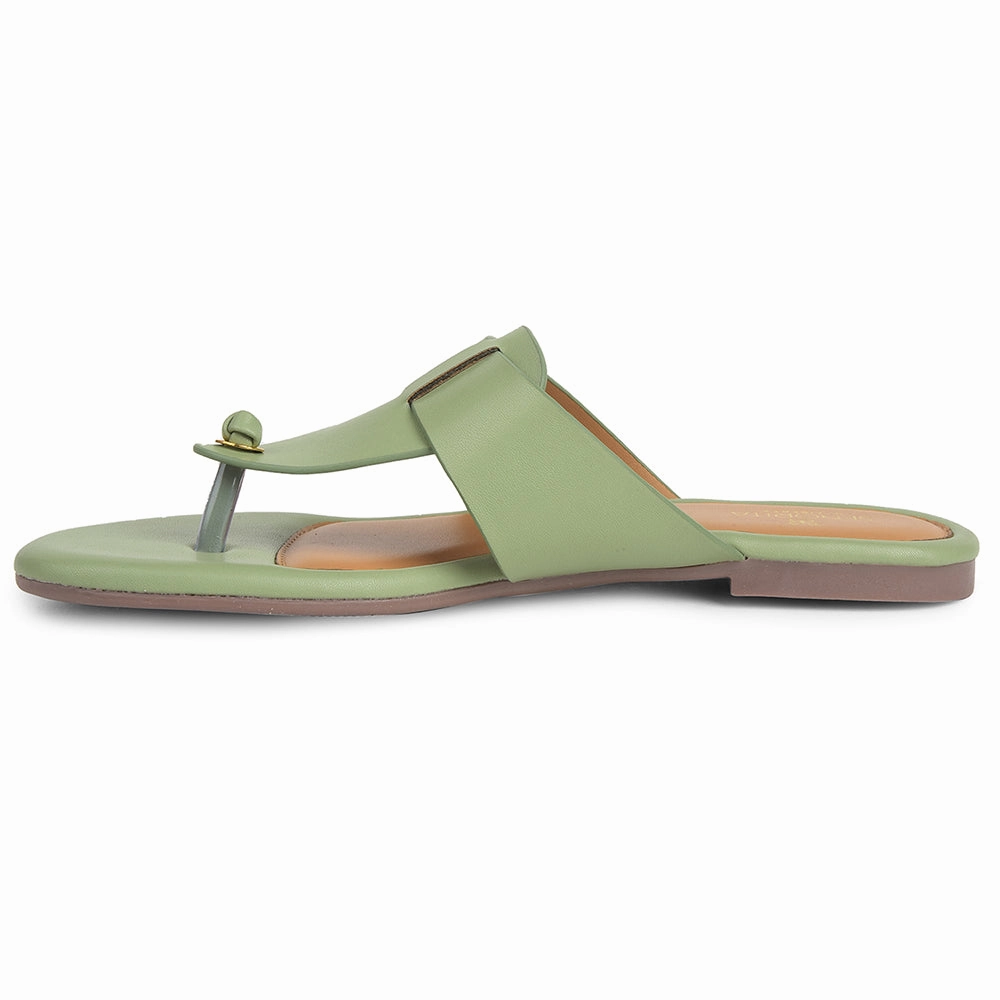 Senorita Sea Green Casual Slipper For Women DFL-103 By Liberty