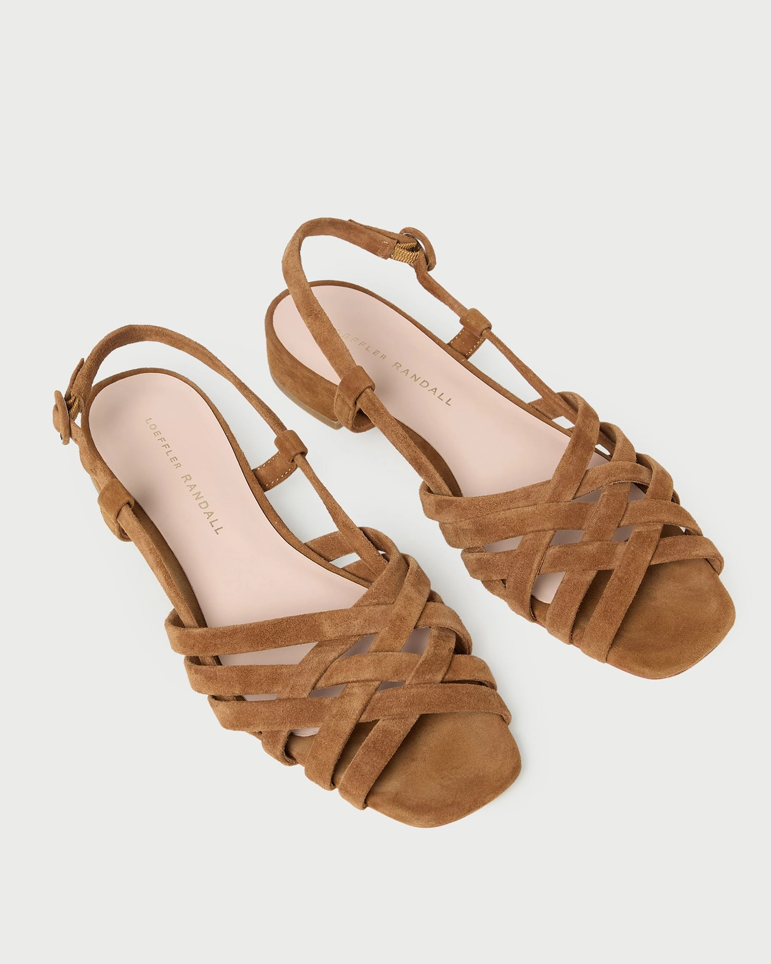 Shelly Cacao Suede Flat Sandal