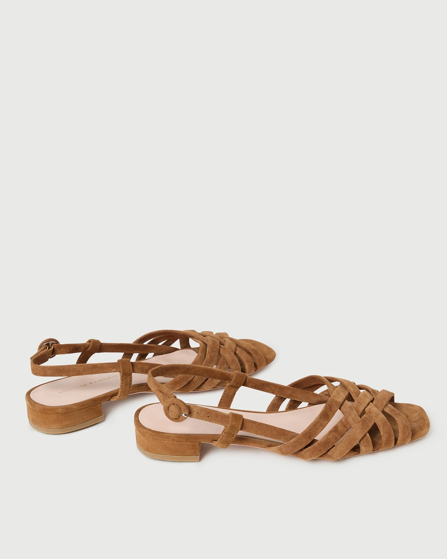 Shelly Cacao Suede Flat Sandal