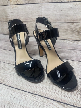 Shoes Designer By Karl Lagerfeld In Black, Size: 8.5