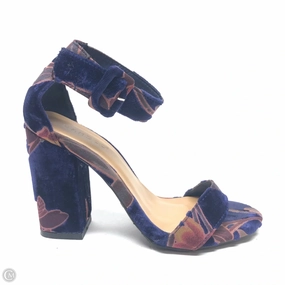 Shoes Heels Block By Bamboo In Purple, Size: 6