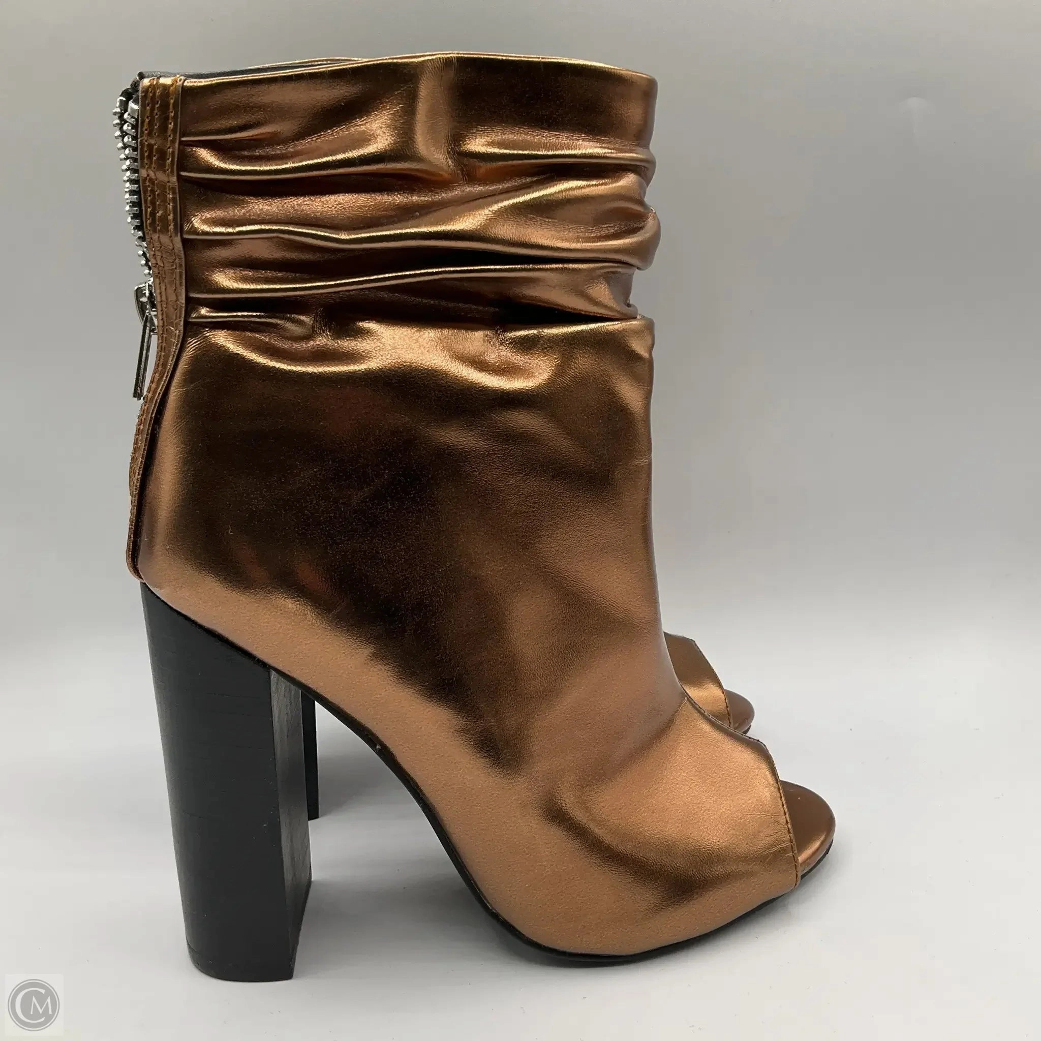 Shoes Heels Block By Clothes Mentor In Copper, Size: 6