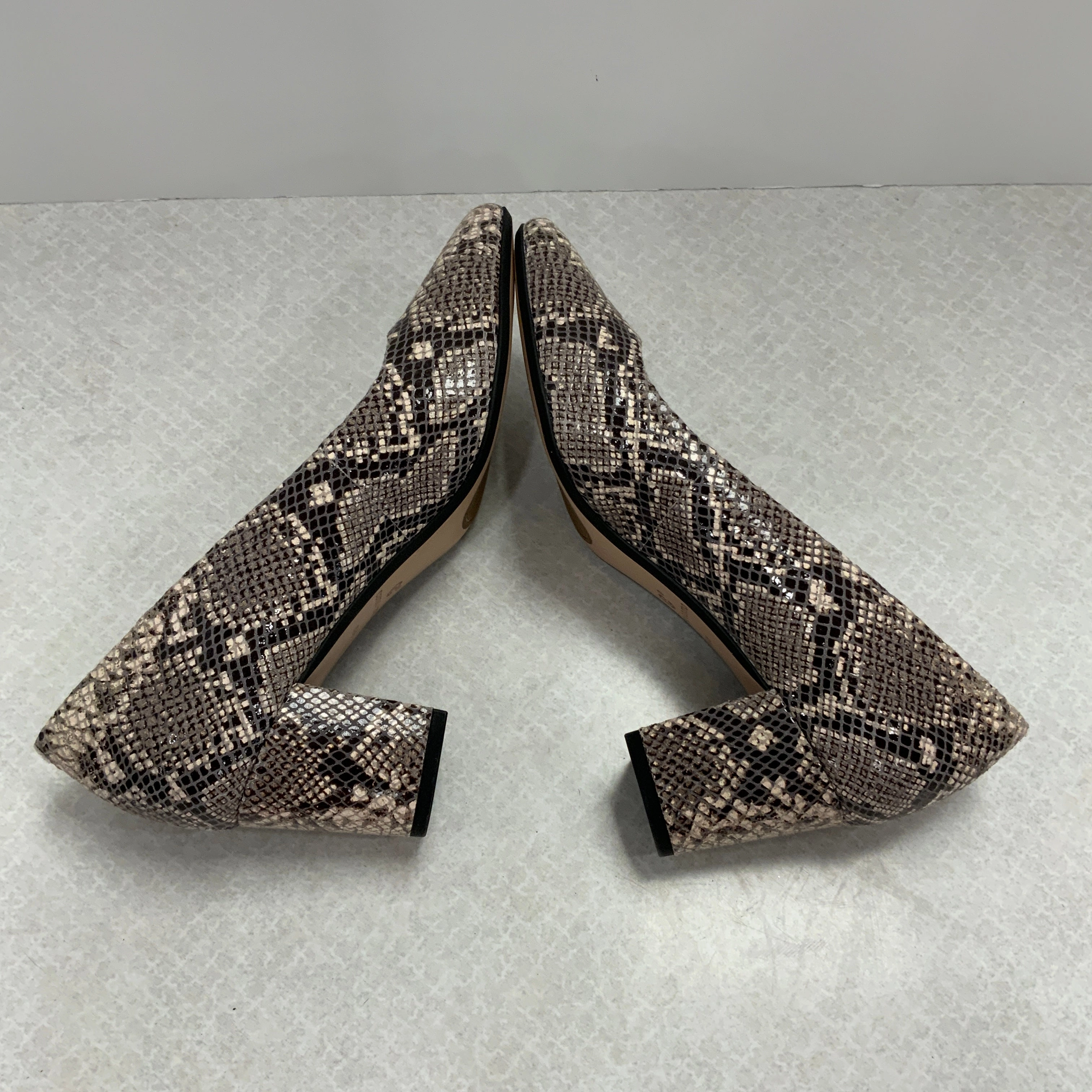 Shoes Heels Block By Corso Como In Animal Print, Size: 6.5