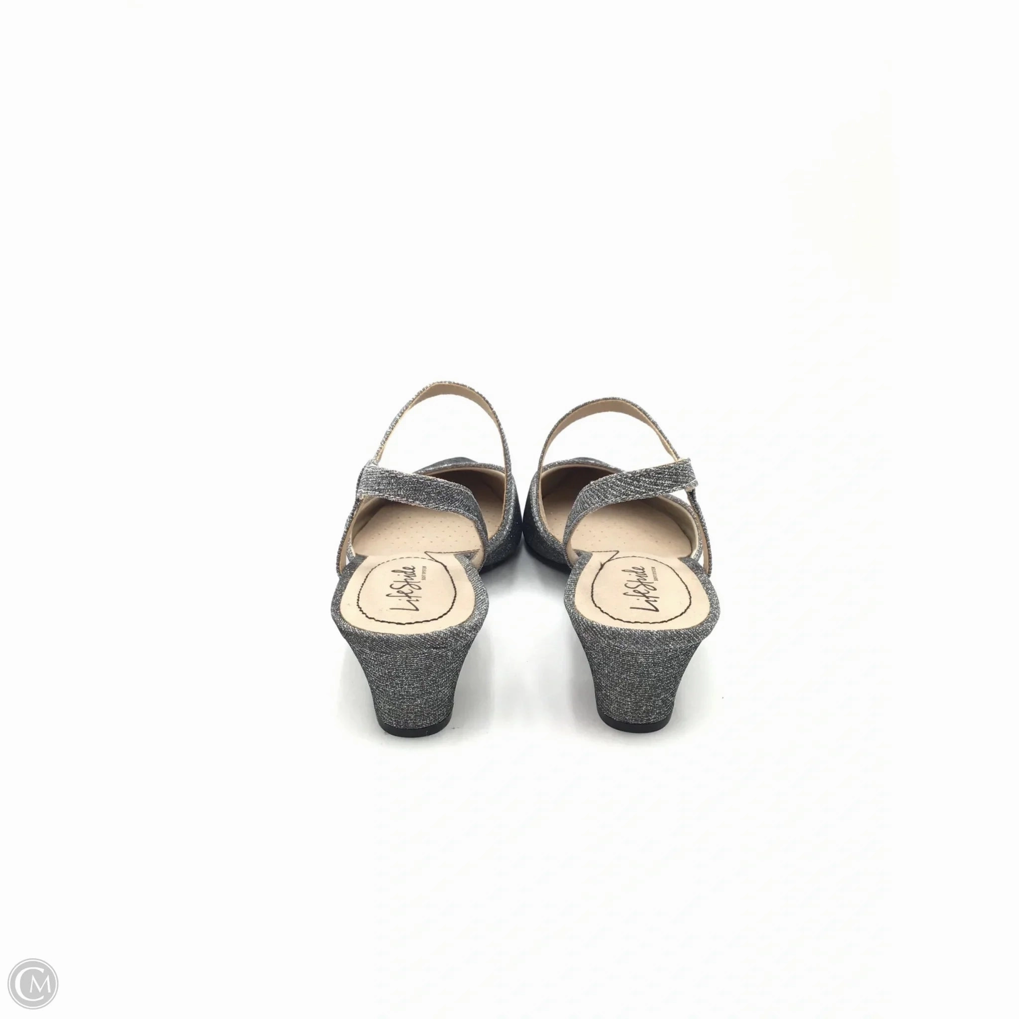 Shoes Heels Block By Life Stride In Silver, Size: 10