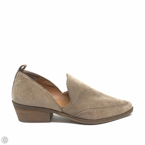 Shoes Heels Block By Lucky Brand In Taupe, Size: 8.5
