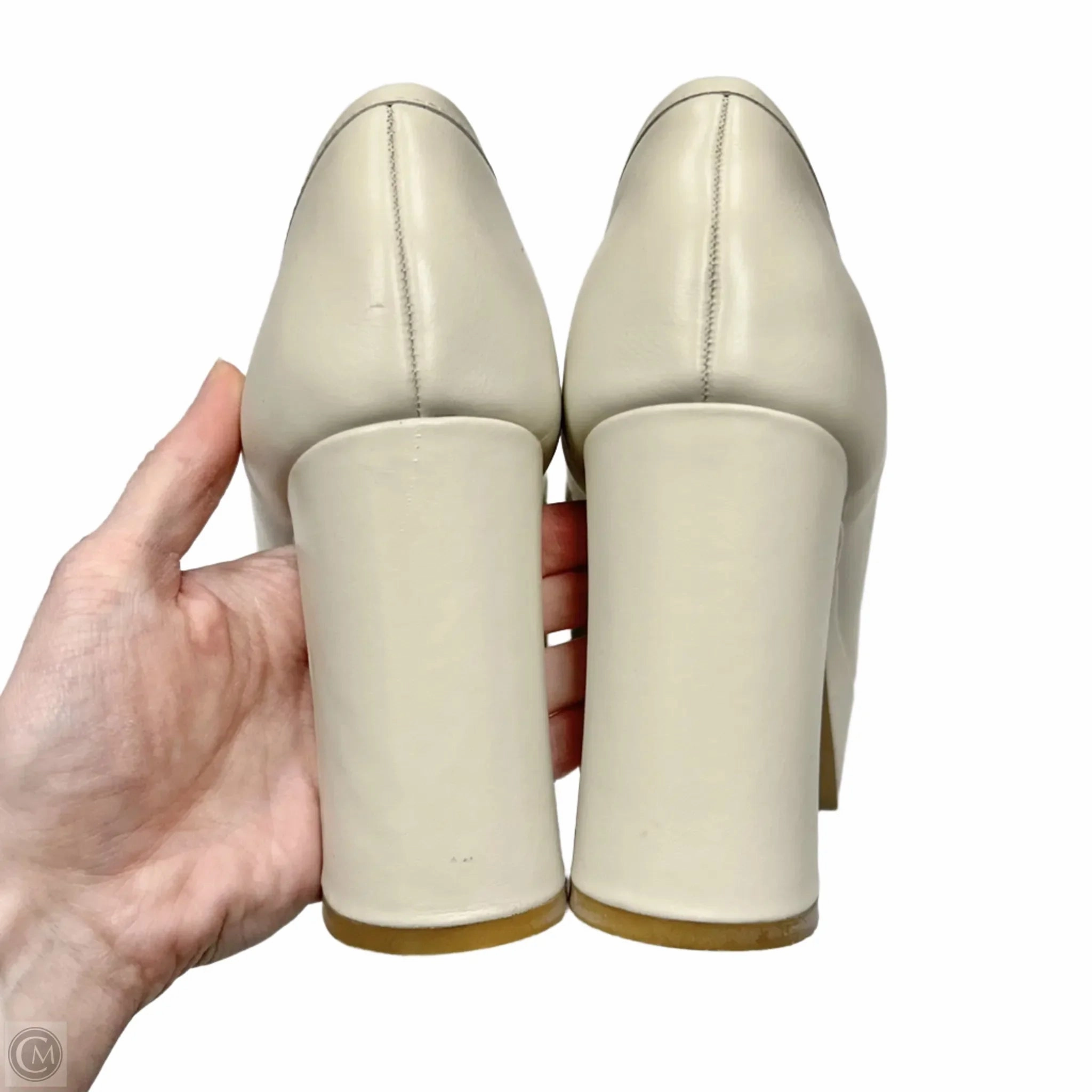 Shoes Heels Block By Steve Madden In Ivory, Size: 11