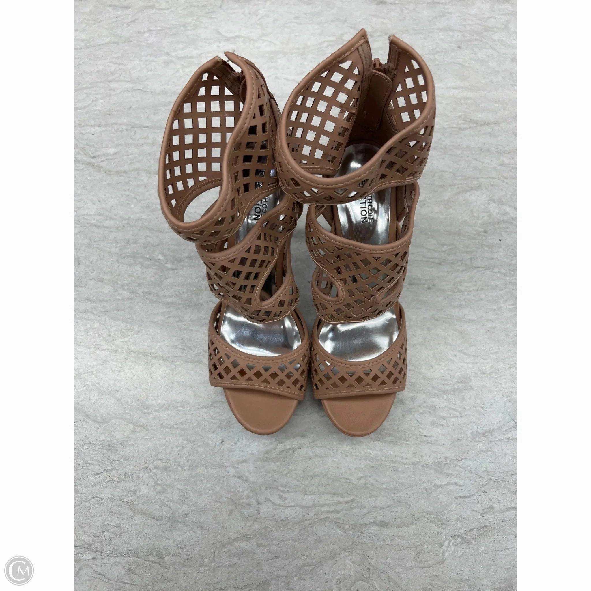 Shoes Heels Stiletto By Kenneth Cole Reaction In Tan, Size: 9.5