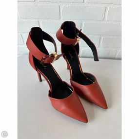 Shoes Heels Stiletto By Qupid In Orange, Size: 10