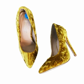 Shoes Heels Stiletto By Shoedazzle In Yellow, Size: 5.5
