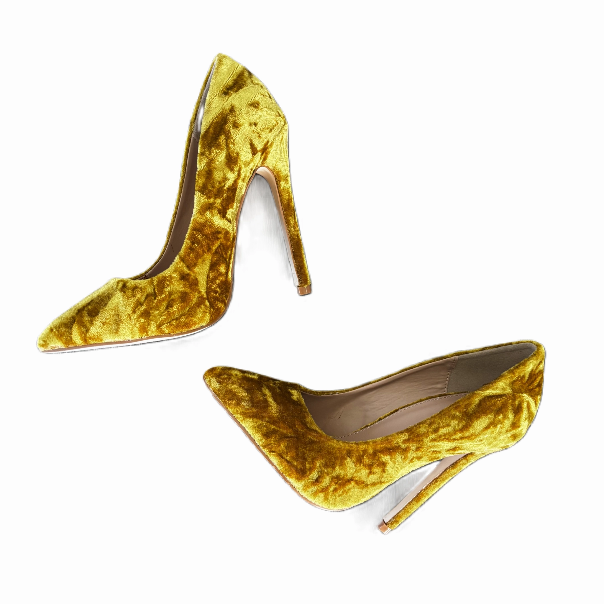 Shoes Heels Stiletto By Shoedazzle In Yellow, Size: 5.5