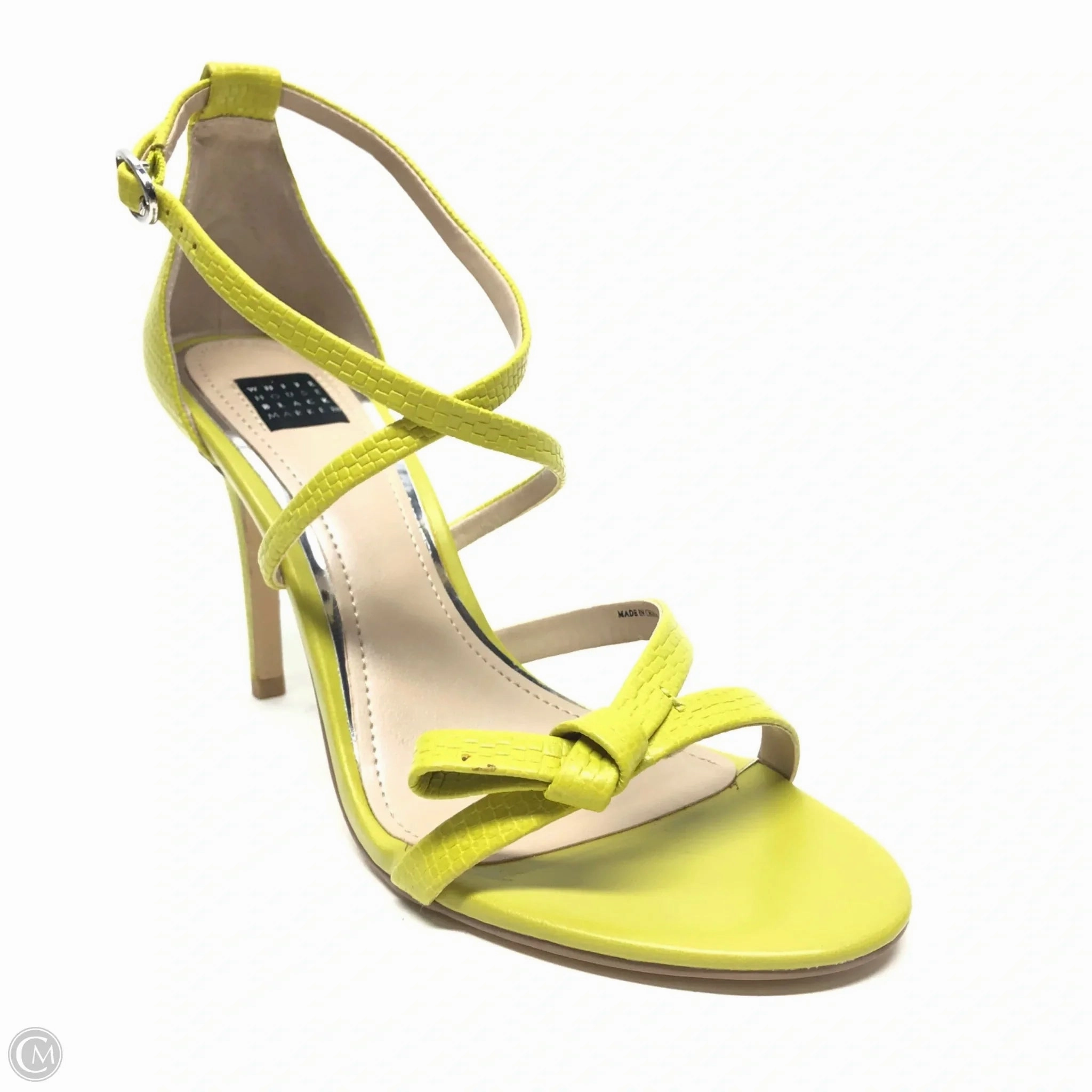Shoes Heels Stiletto By White House Black Market In Chartreuse, Size: 7.5