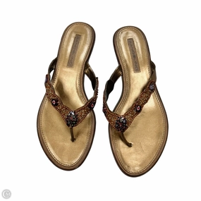 Shoes Heels Wedge By Bandolino In Brown, Size: 9