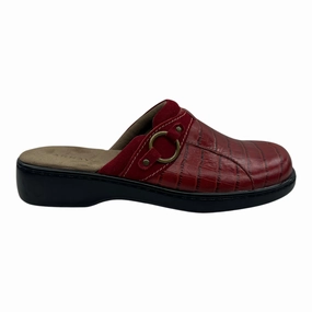 Shoes Heels Wedge By Clothes Mentor In Red, Size:10
