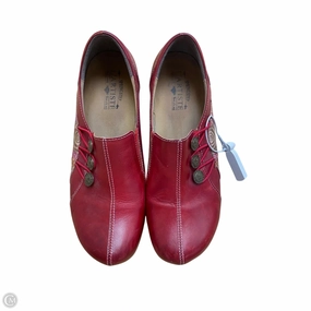 Shoes Heels Wedge By Spring Step In Red, Size: 10